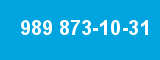 989 873-10-31